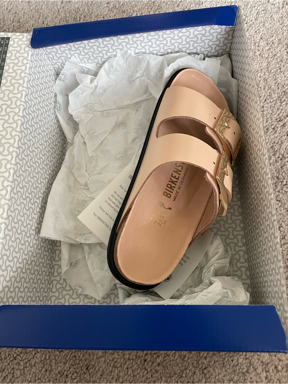 Birkenstock Women’s Arizona Droplet Buckle Two-Strap Sandal (BNWT)